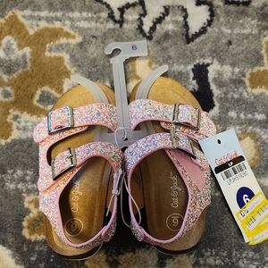 Cat & Jack Kids Glitter Sandals - Multicolor